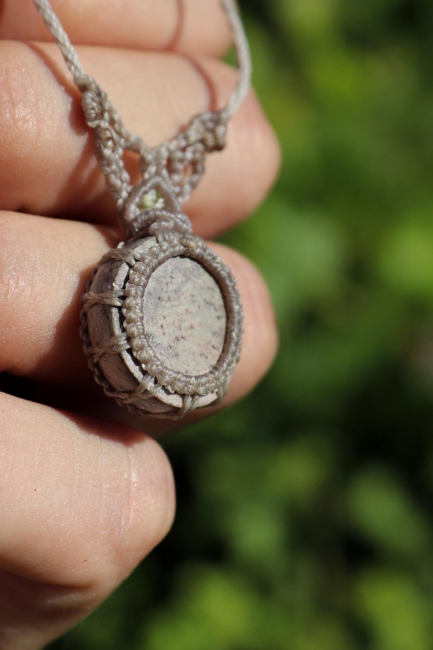 LAMEA Mexikanischer OPAL-Anhänger mit Peridot-Perlen