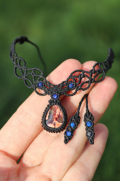 BLUEMOON Mexikanischer OPAL Halskette/Collier