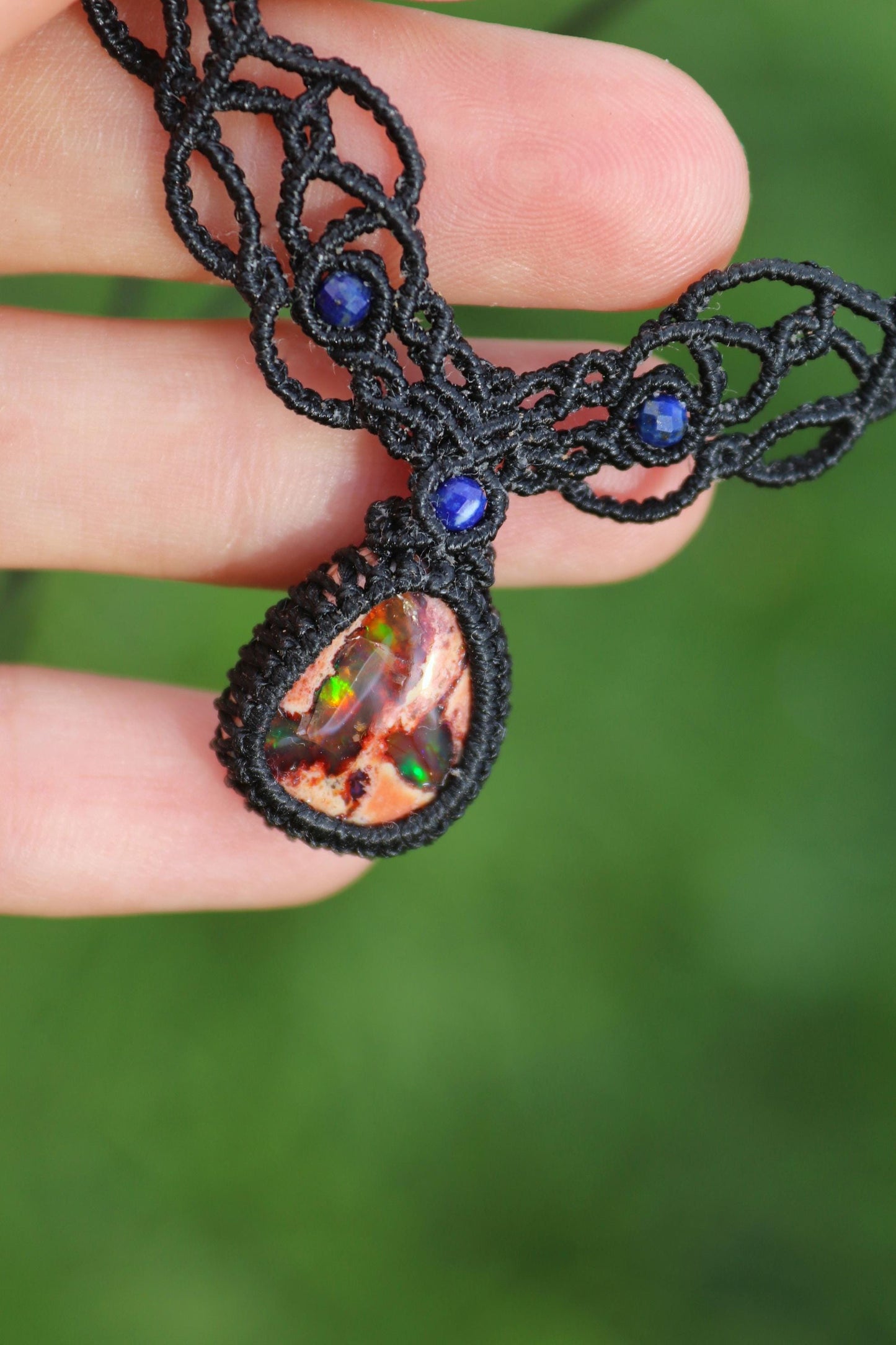 BLUEMOON Mexikanischer OPAL Halskette/Collier