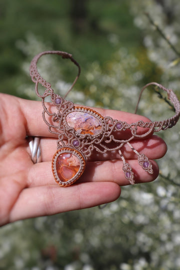 AFTERGLOW Mexikanischer Sonnenuntergang OPAL Choker