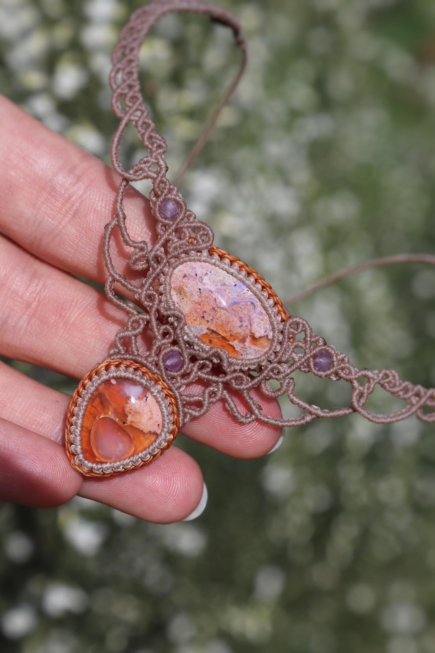 AFTERGLOW Mexikanischer Sonnenuntergang OPAL Choker