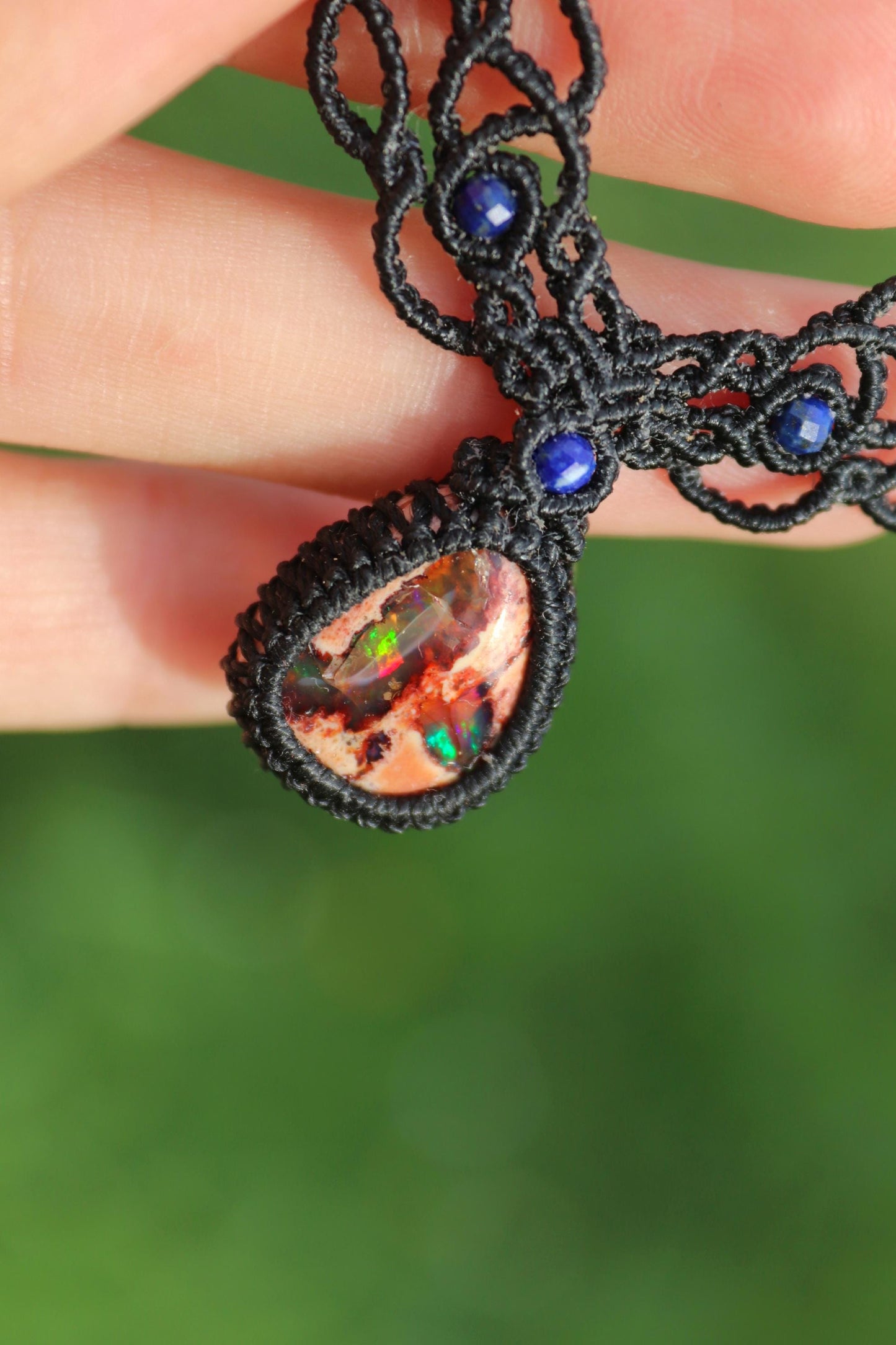 BLUEMOON Mexikanischer OPAL Halskette/Collier