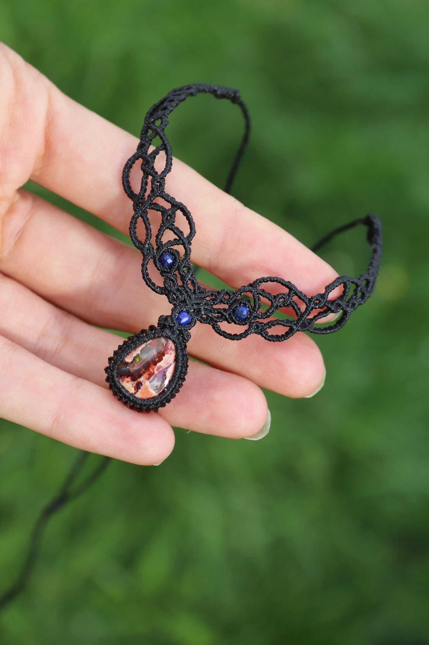 BLUEMOON Mexikanischer OPAL Halskette/Collier