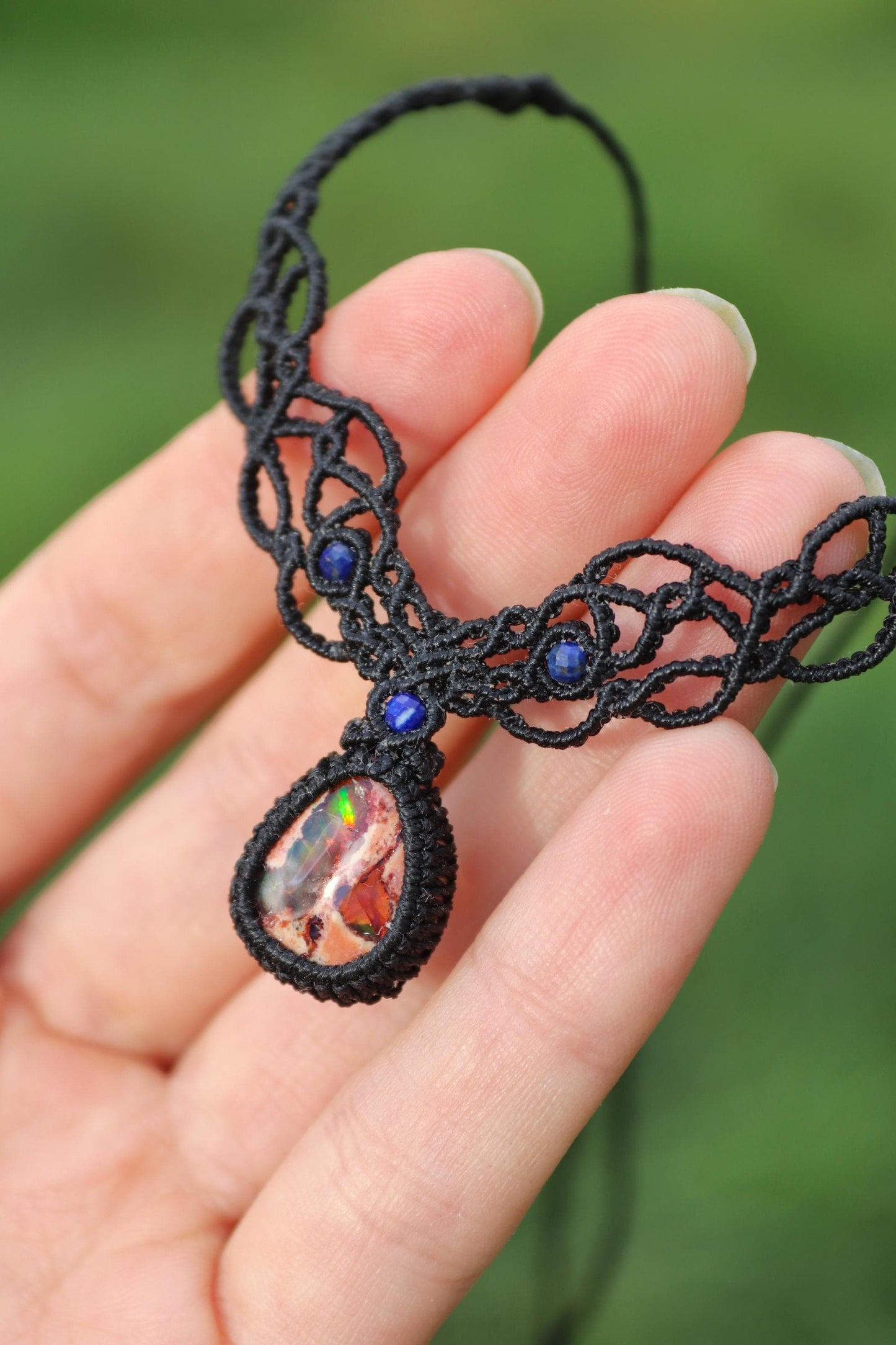 BLUEMOON Mexikanischer OPAL Halskette/Collier