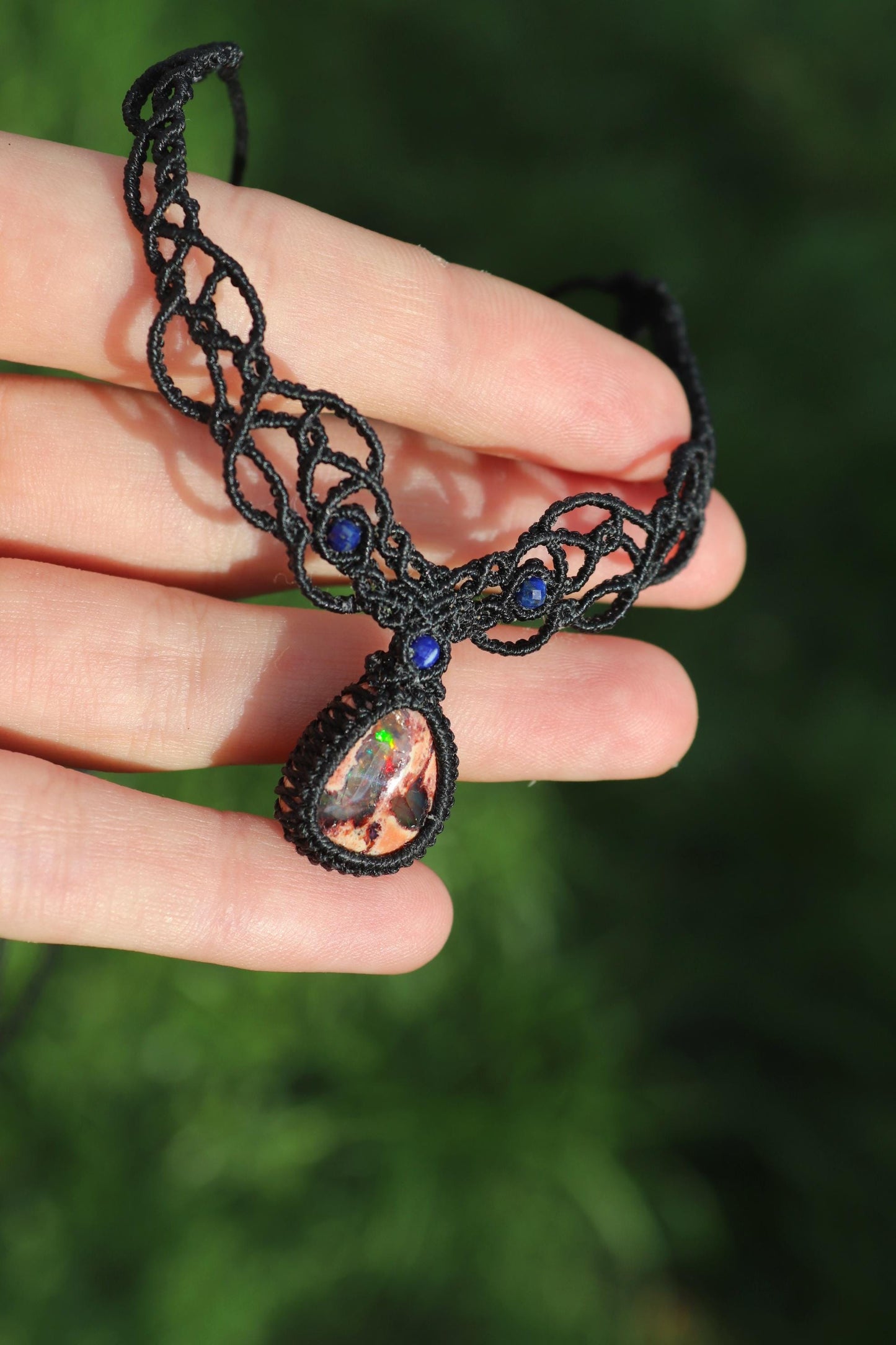 BLUEMOON Mexikanischer OPAL Halskette/Collier