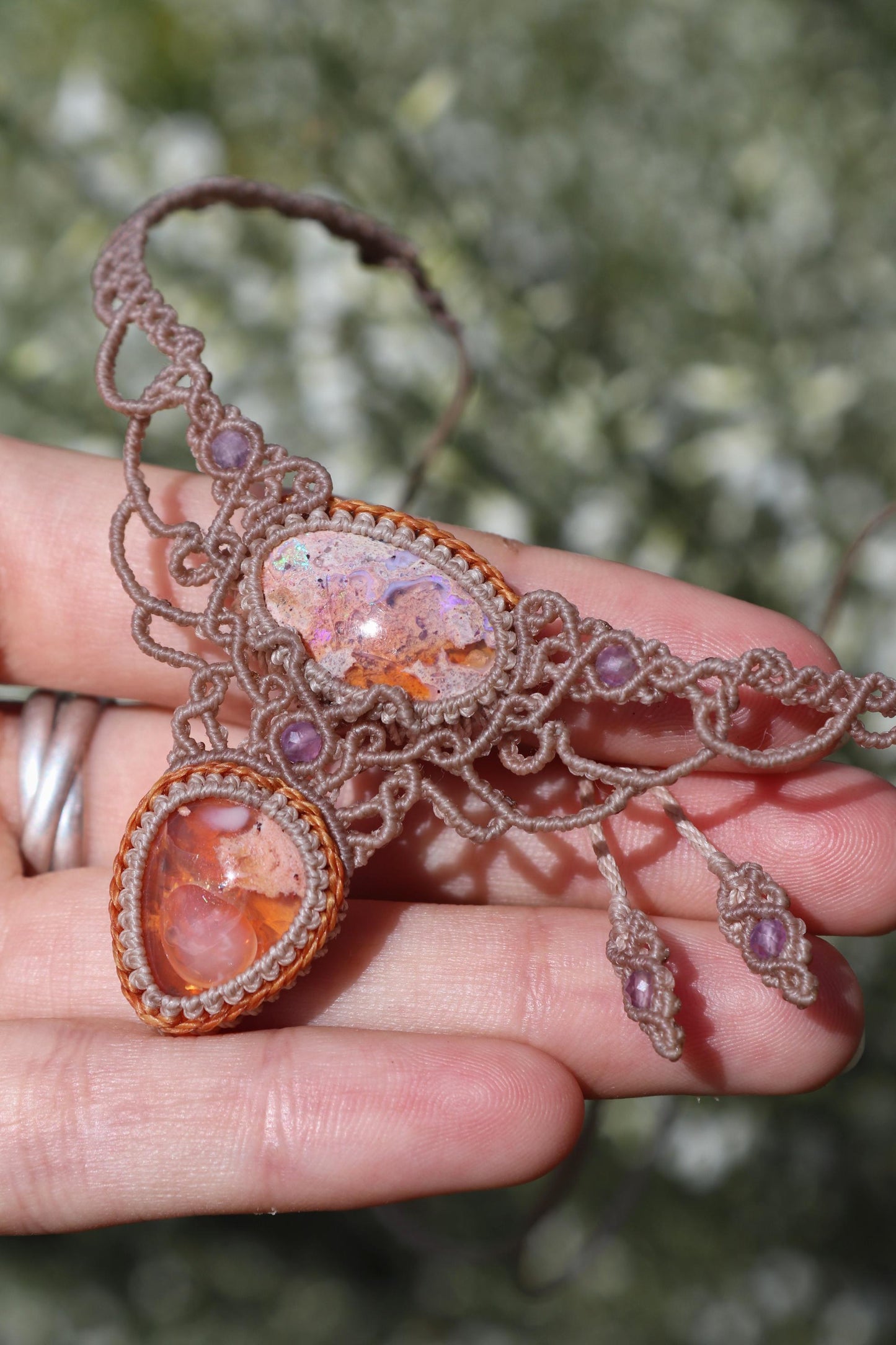 AFTERGLOW Mexikanischer Sonnenuntergang OPAL Choker