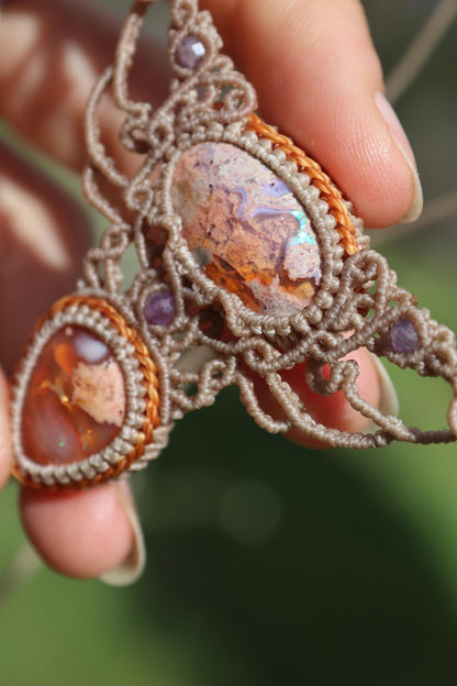 AFTERGLOW Mexikanischer Sonnenuntergang OPAL Choker