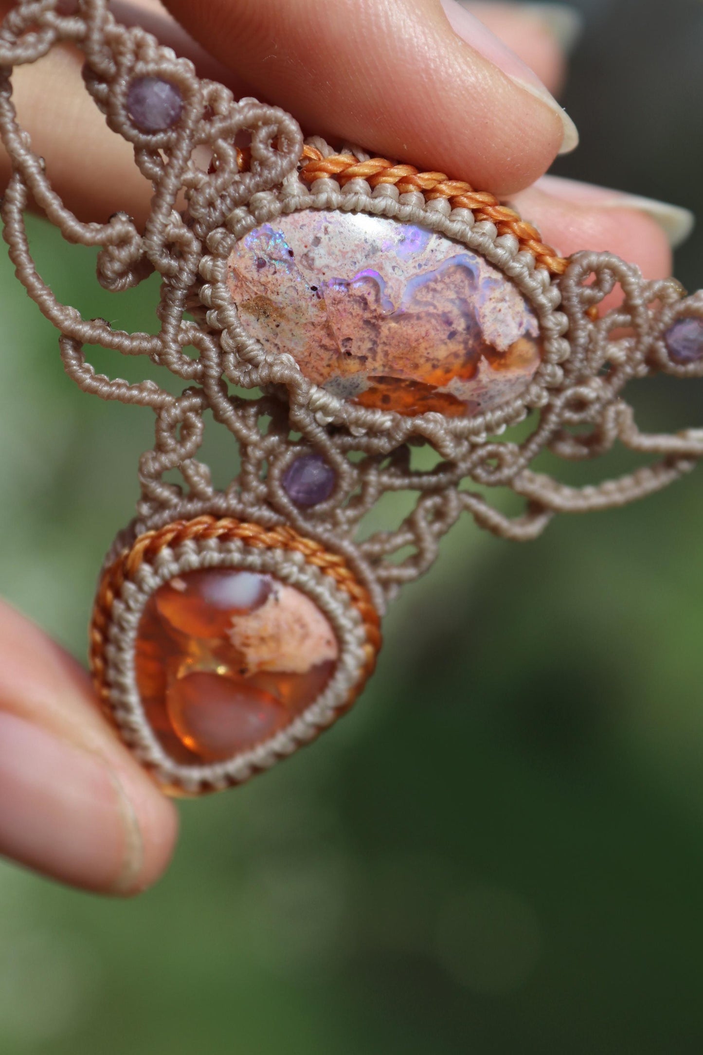 AFTERGLOW Mexikanischer Sonnenuntergang OPAL Choker