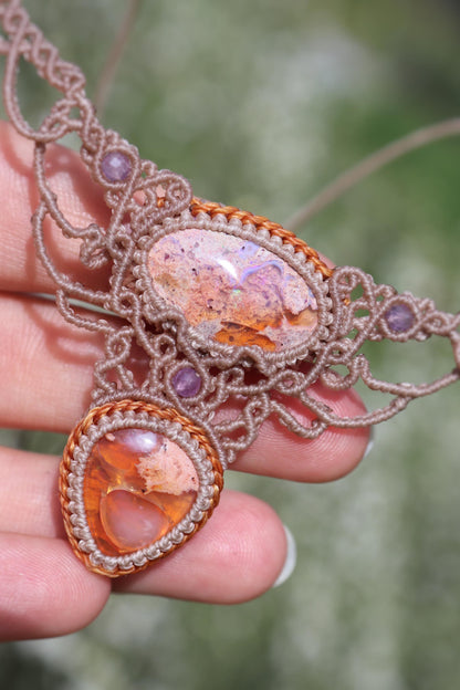 AFTERGLOW Mexikanischer Sonnenuntergang OPAL Choker