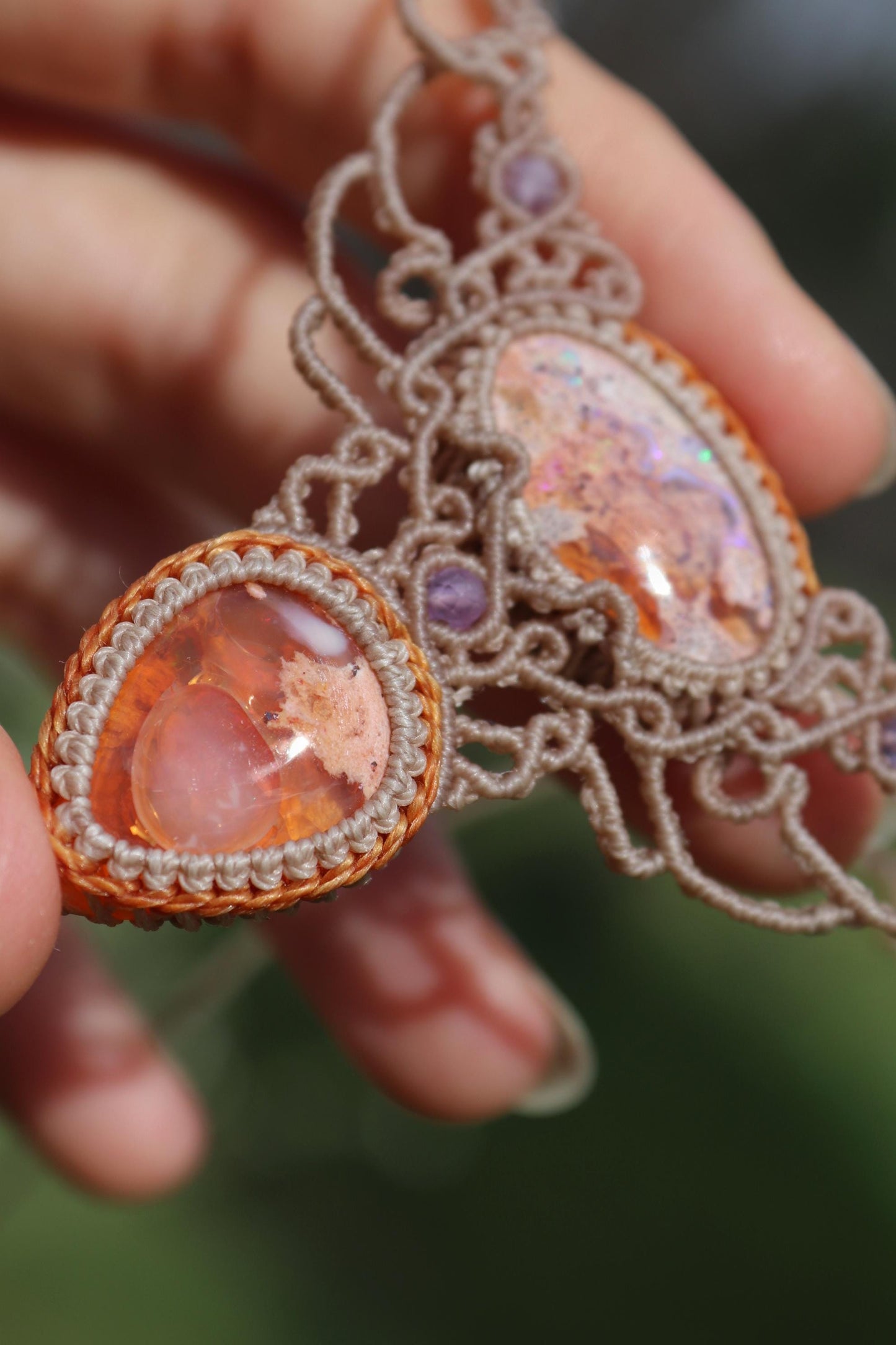 AFTERGLOW Mexikanischer Sonnenuntergang OPAL Choker