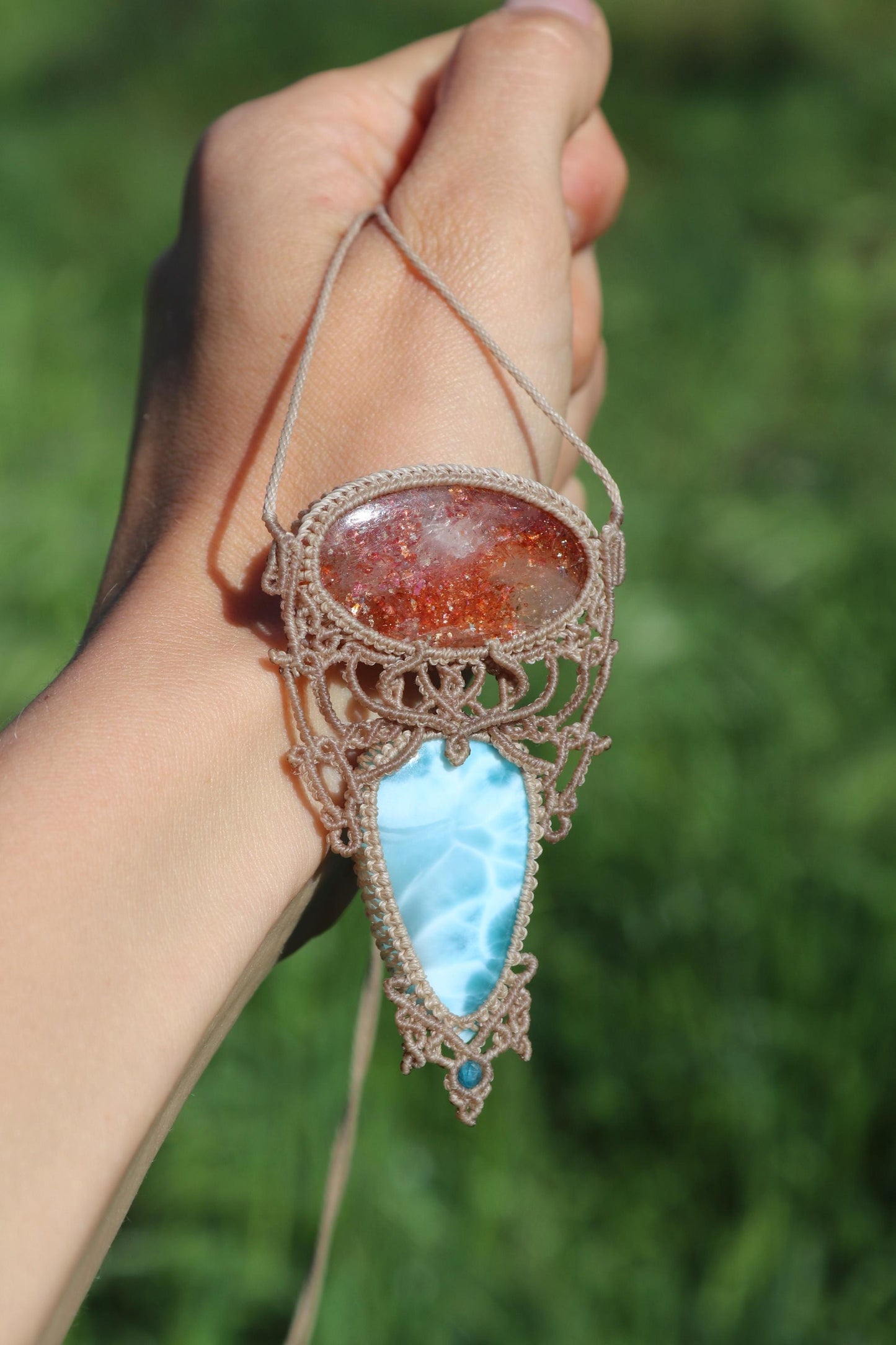 LARIMAR & SONNENSTEIN-Anhänger