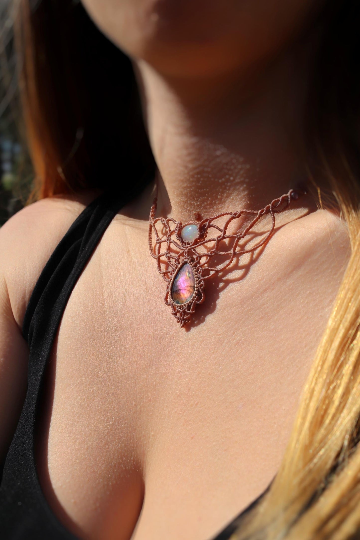 Äthiopischer OPAL- und SPECTROLITE-Choker
