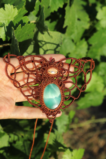 HEMIRA Mexikanischer OPAL und Hemimorphit Choker