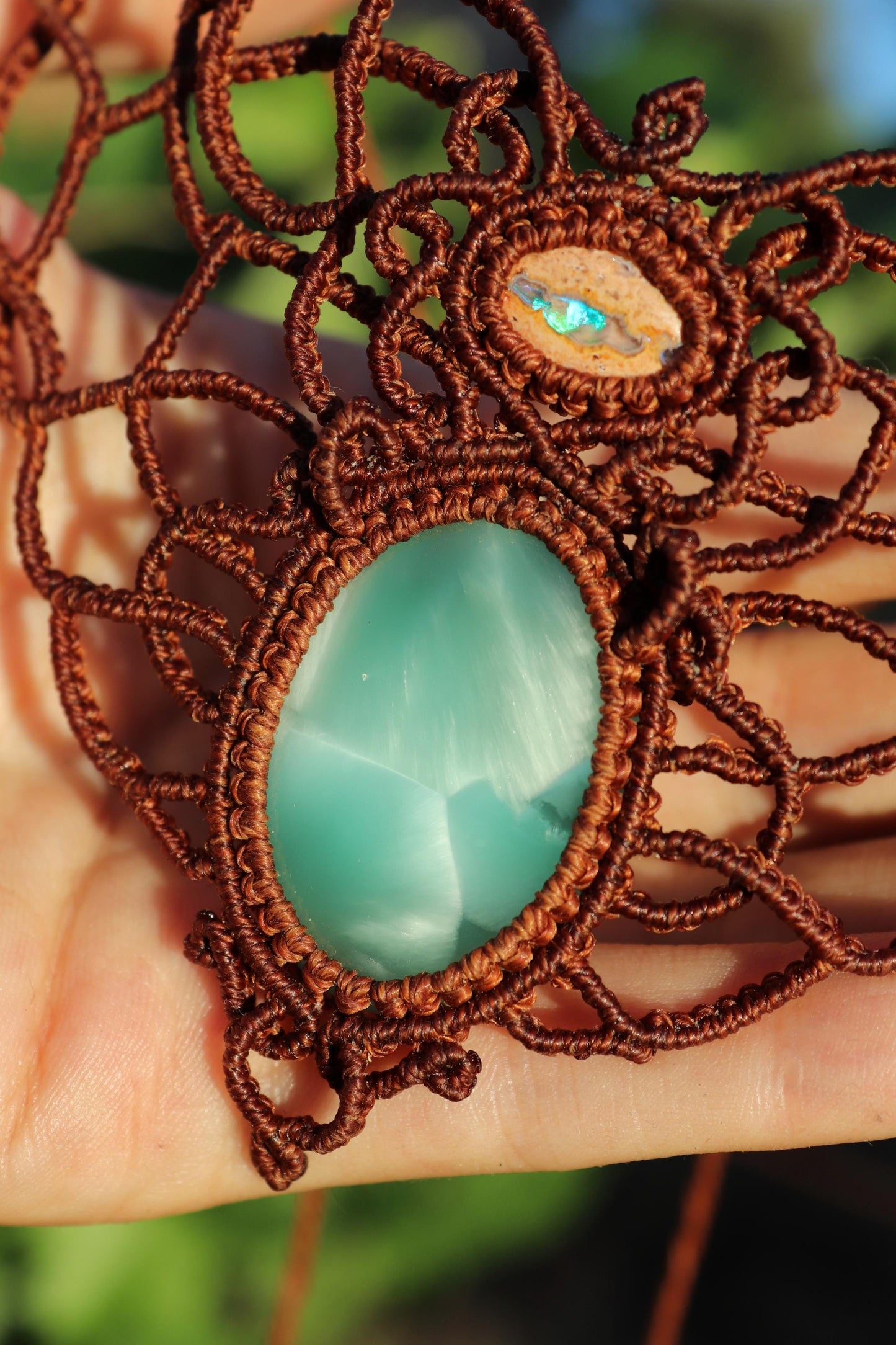 HEMIRA Mexikanischer OPAL und Hemimorphit Choker