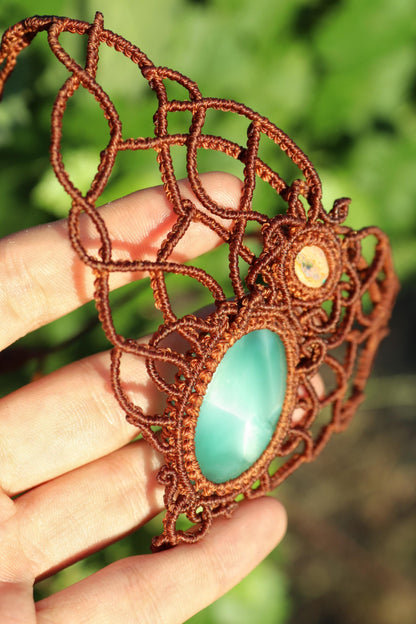 HEMIRA Mexikanischer OPAL und Hemimorphit Choker