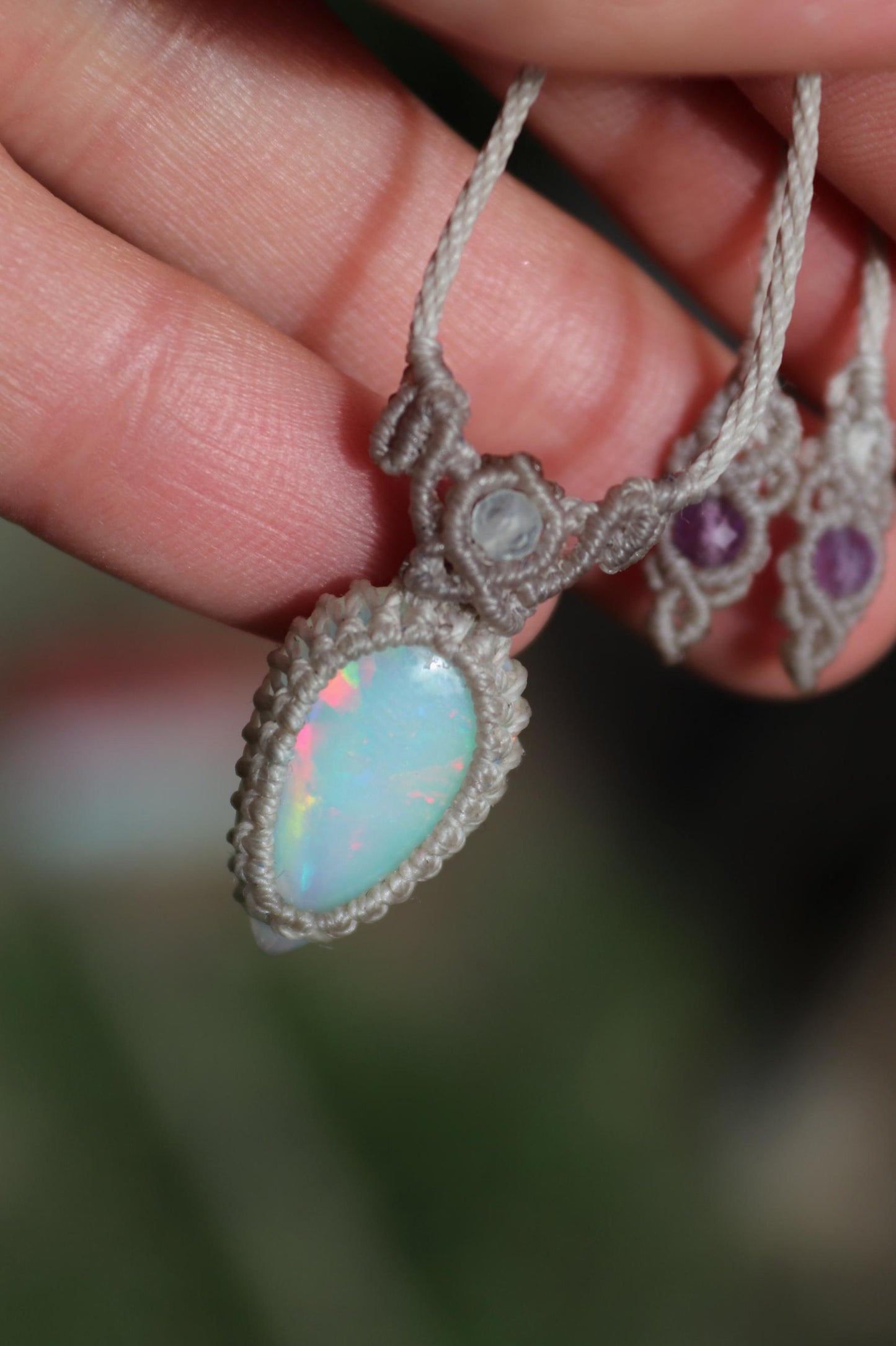 ÄTHIOPISCHER OPAL-Anhänger, 20mm