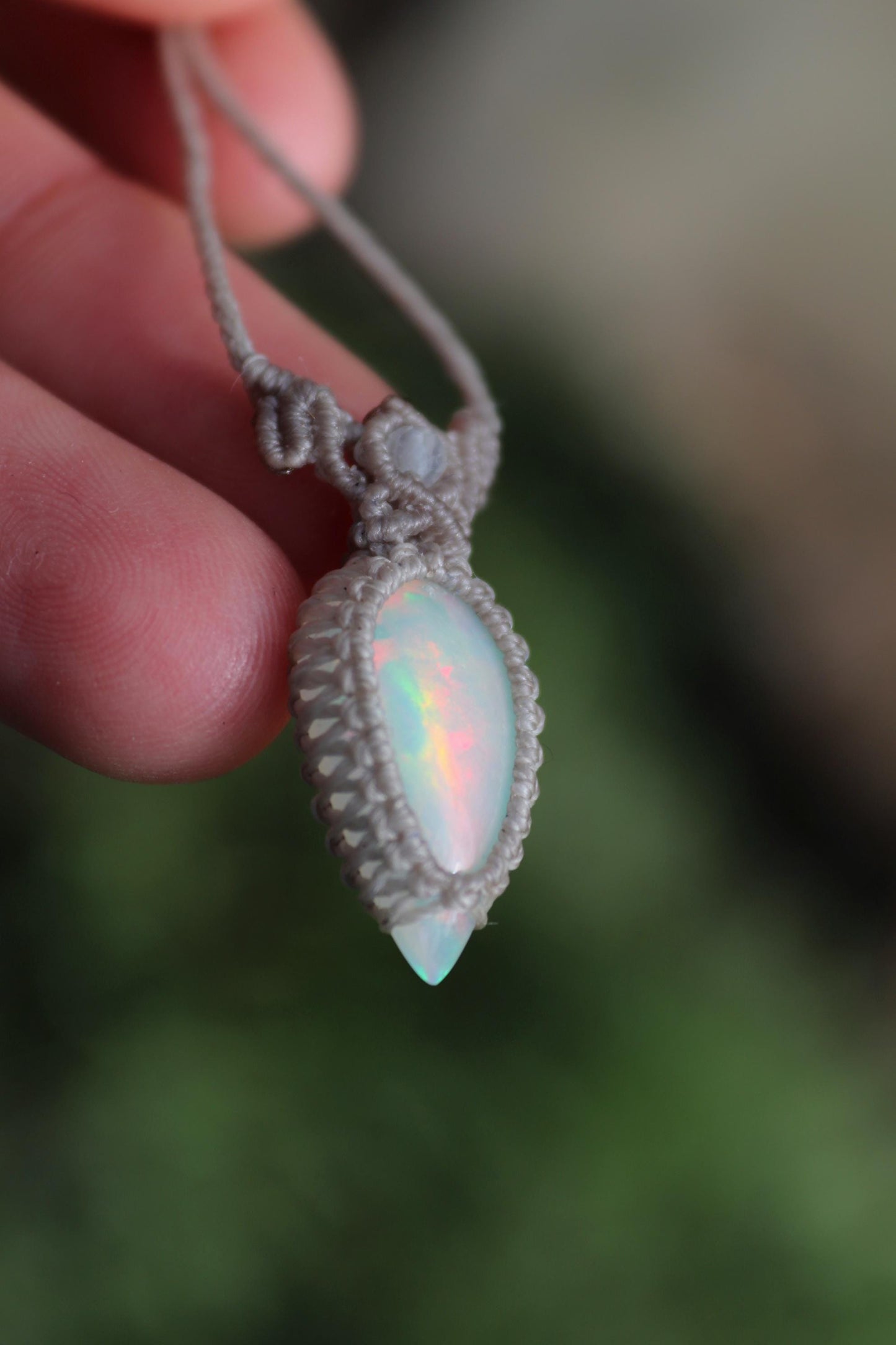 ÄTHIOPISCHER OPAL-Anhänger, 20mm