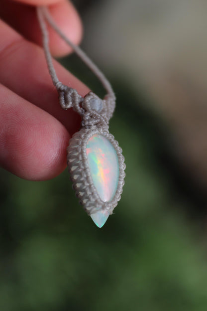 ÄTHIOPISCHER OPAL-Anhänger, 20mm