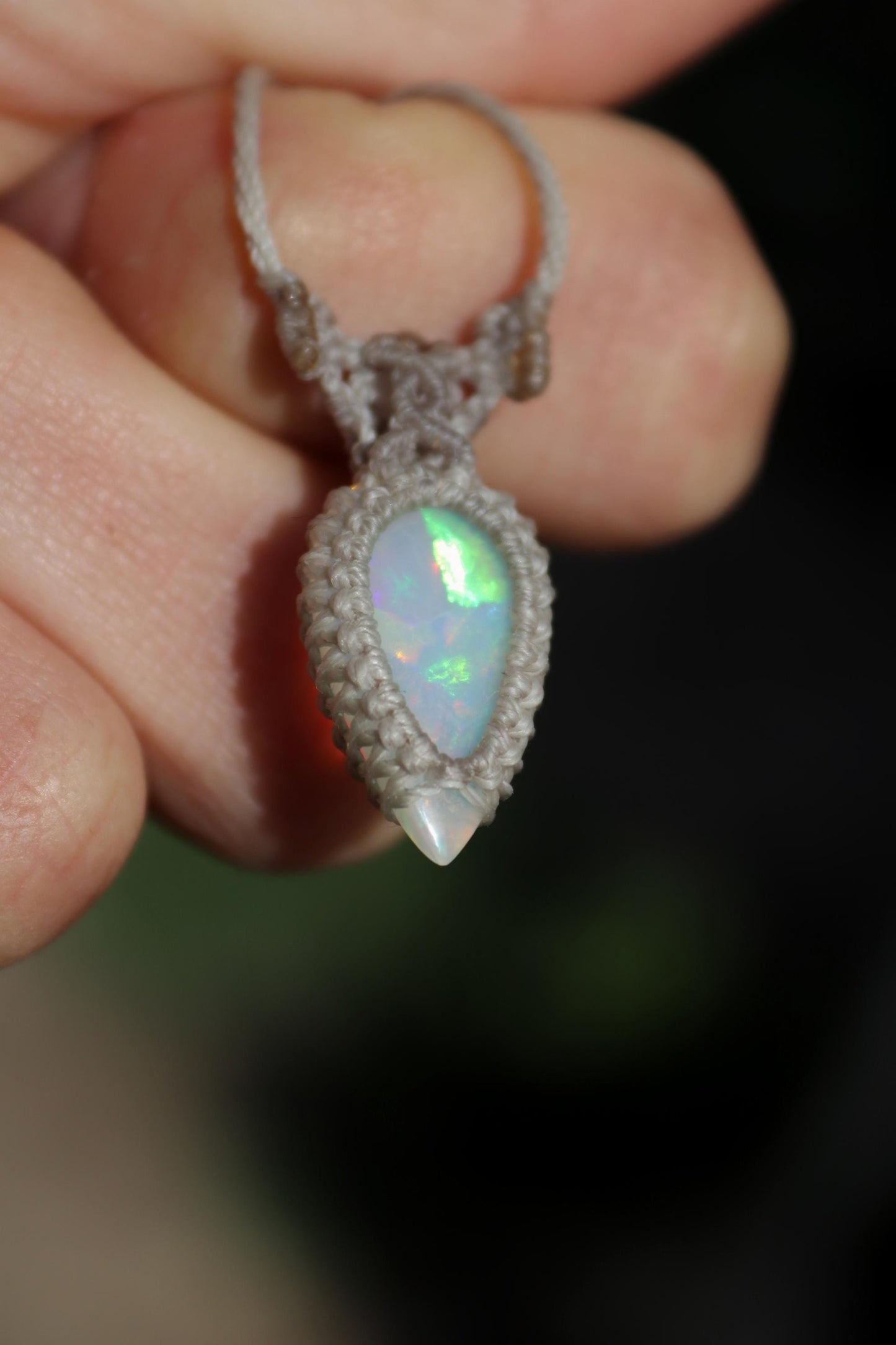 ÄTHIOPISCHER OPAL-Anhänger, 20mm