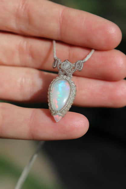 ÄTHIOPISCHER OPAL-Anhänger, 20mm