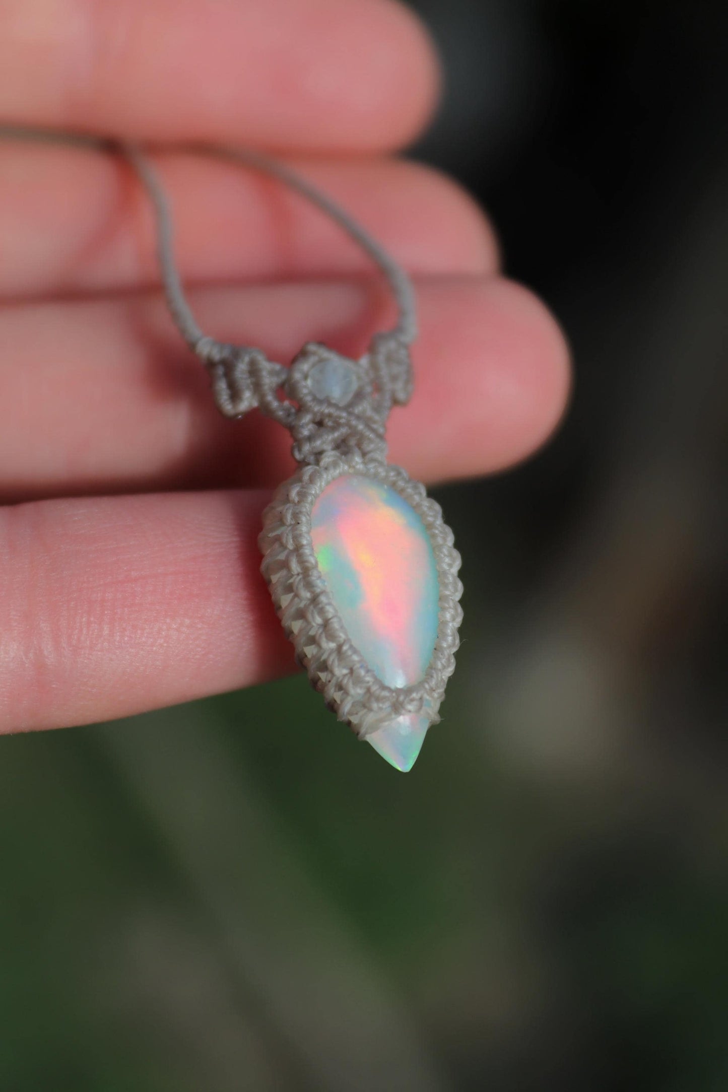ÄTHIOPISCHER OPAL-Anhänger, 20mm