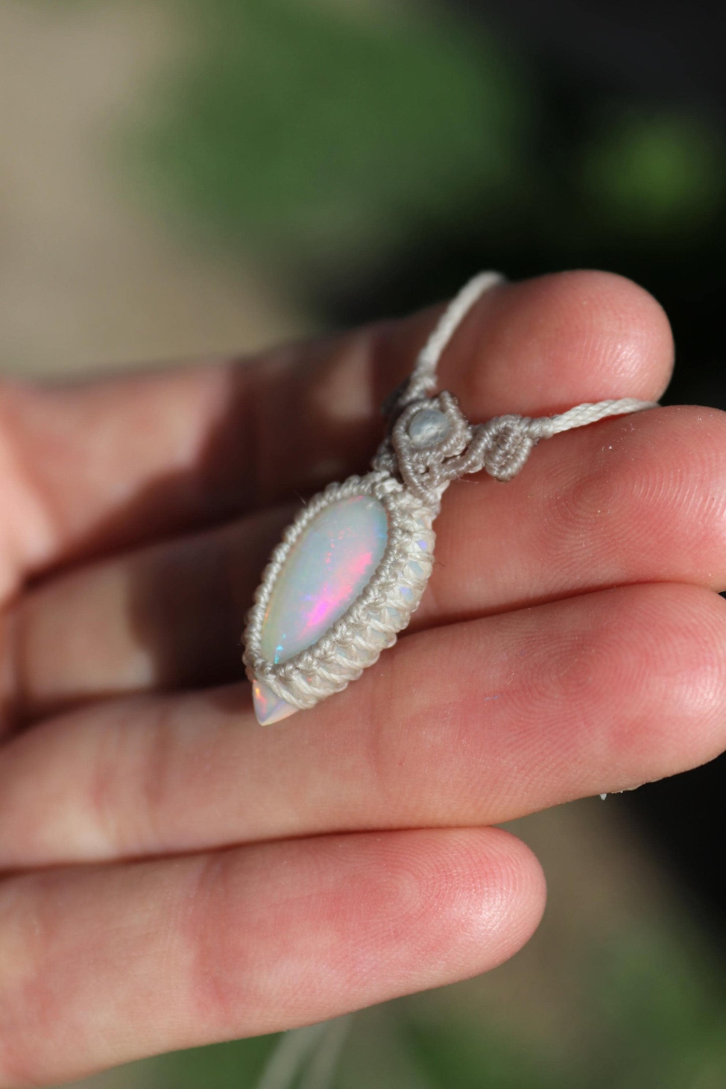 ÄTHIOPISCHER OPAL-Anhänger, 20mm