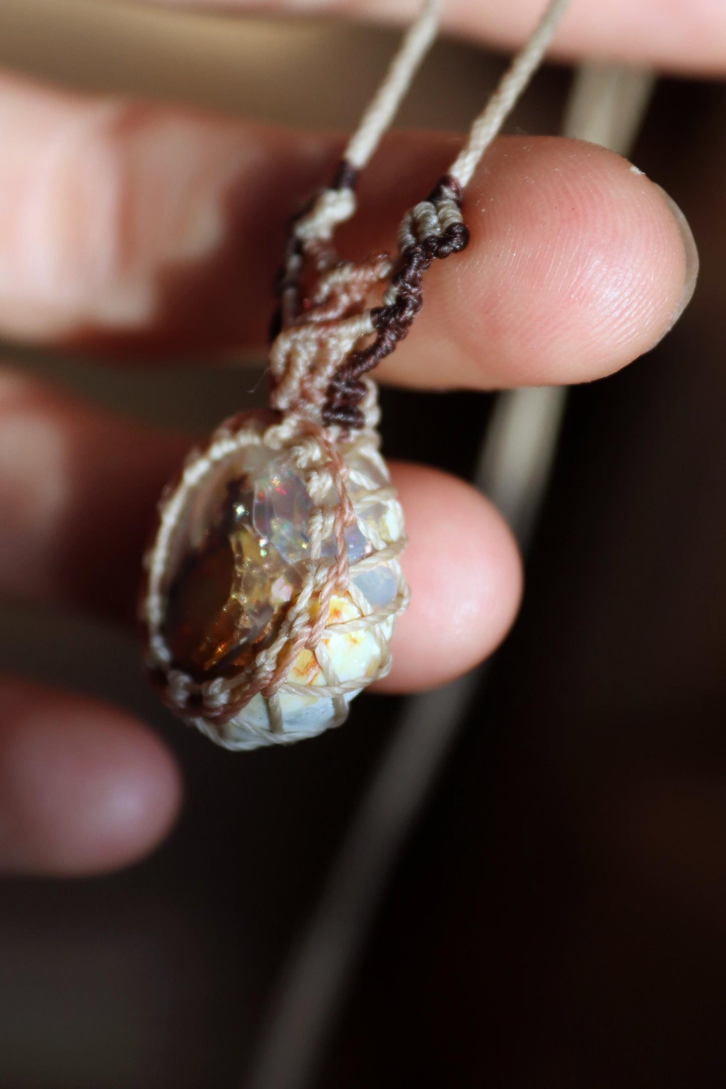 Durchscheinender mexikanischer OPAL-Anhänger