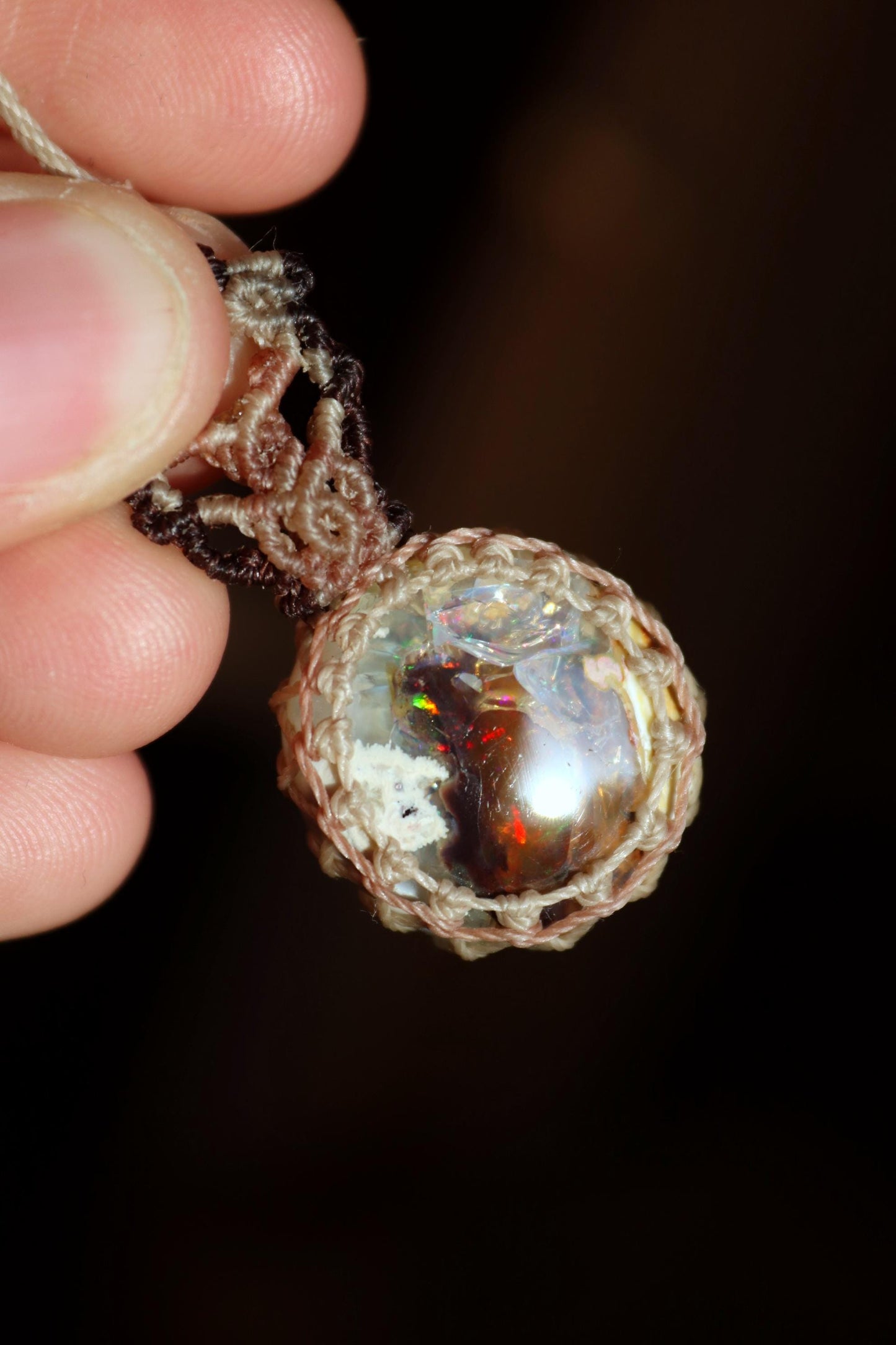 Durchscheinender mexikanischer OPAL-Anhänger