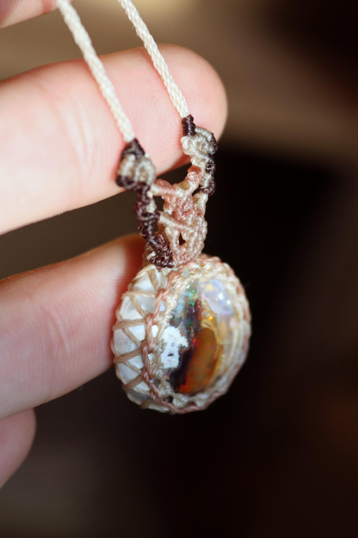 Durchscheinender mexikanischer OPAL-Anhänger