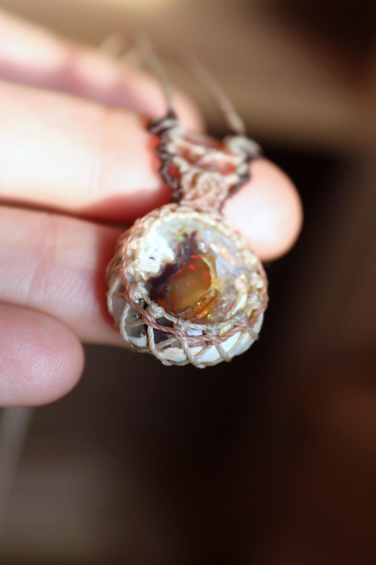 Durchscheinender mexikanischer OPAL-Anhänger