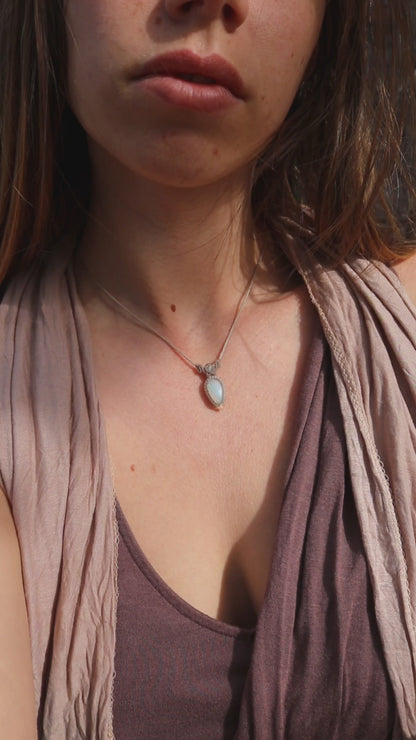 ÄTHIOPISCHER OPAL-Anhänger, 20mm