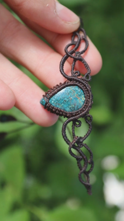 Shattuckit-Armband in blau-grüner Farbe ("petrol")