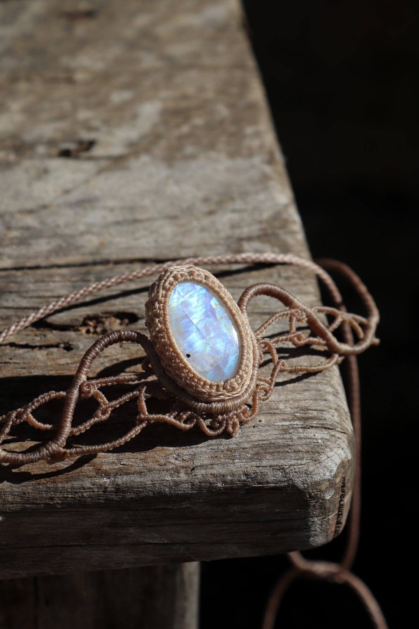 Tiara mit blauem Mondstein, Haarschmuck